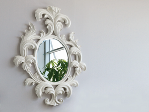 Mirror - Wall-mounted framed mirror _ Bizzotto Italia